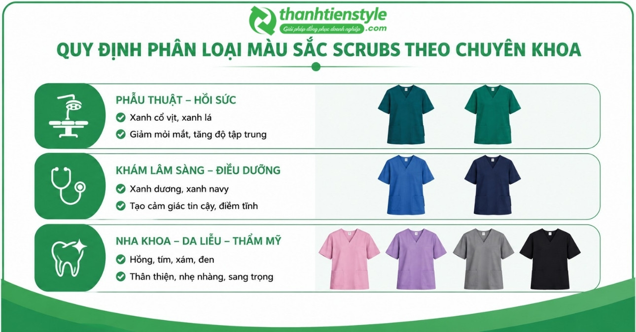 quy-dinh-phan-loai-mau-sac-scrubs-theo-chuyen-khoa